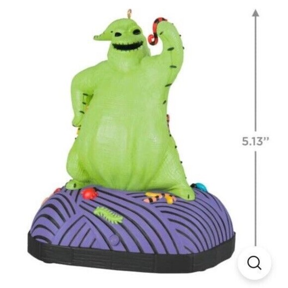 Hallmark 2024 Keepsake Disney Oogie Boogie Ornament Nightmare Before Christmas - Picture 3 of 4